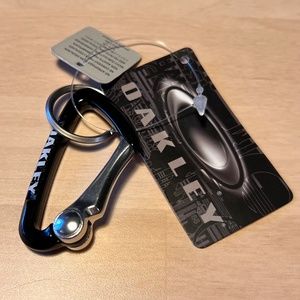 OAKLEY - Carabiner Key Chain Small/Black